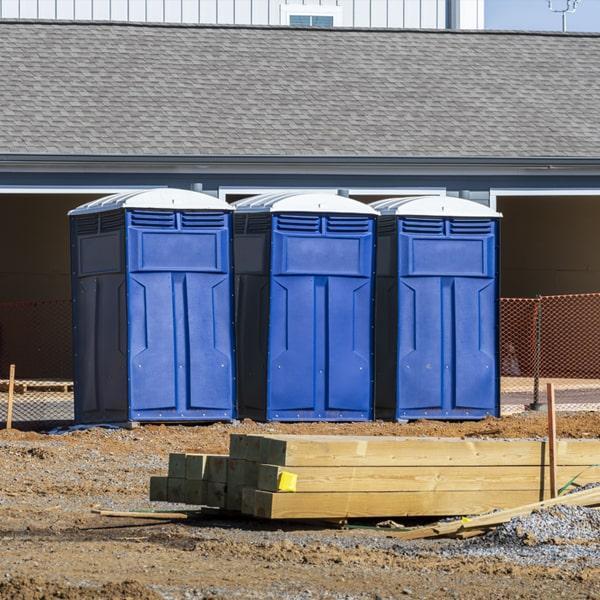Heavy-duty construction site porta potty in Santa Rosa, California